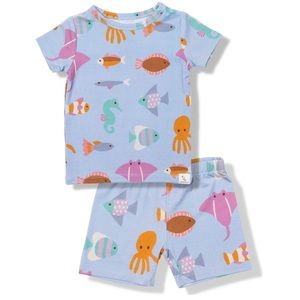 LOOCSY Under the Sea / Seahorse PJs / Pajamas 18-24 months